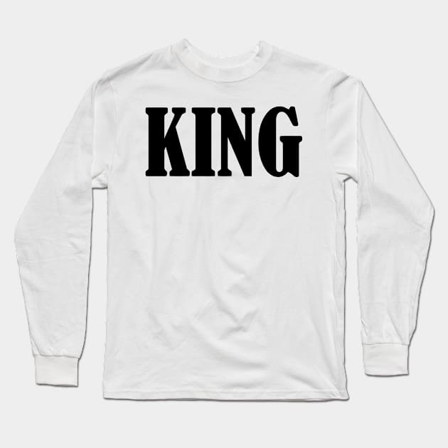 KING Long Sleeve T-Shirt by mabelas